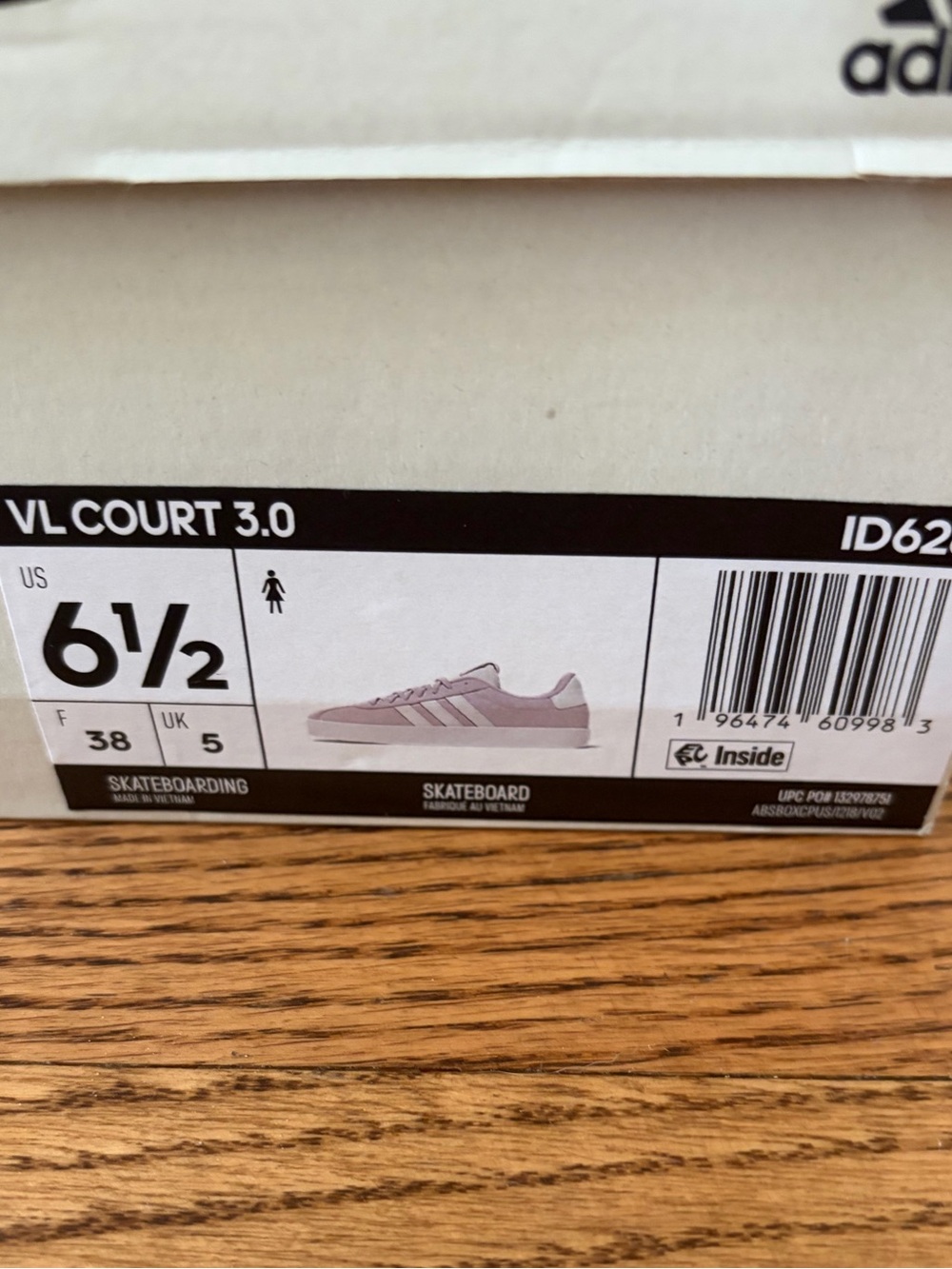 Adidas Women's Suede Casual Sneakers - Light Pink sz 6.5 - Picture 3 of 7
